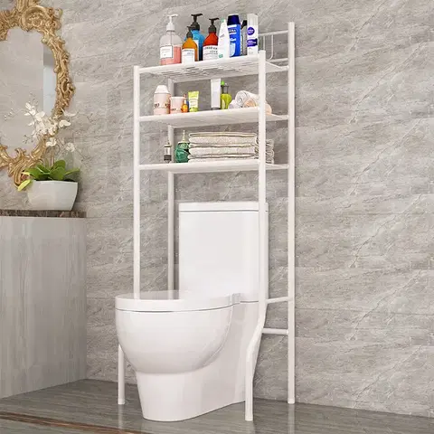 Kúpeľňové regály Regál nad WC REMIN Tempo Kondela