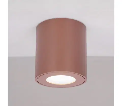 Svietidlá BRILAGI - Kúpeľňové bodové svietidlo MIA 1xGU10/30W/230V 84x80 mm hnedá IP54 WO-MIA54-01C-CHOC-OEM