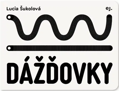 Leporelá, krabičky, puzzle knihy Dážďovky - Lucia Šukolová