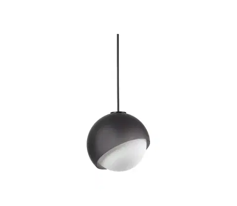 Svietidlá Ideal Lux - Závesný luster na lanku BLOOM 1xE27/42W/230V priemer 22 cm čierna 366678