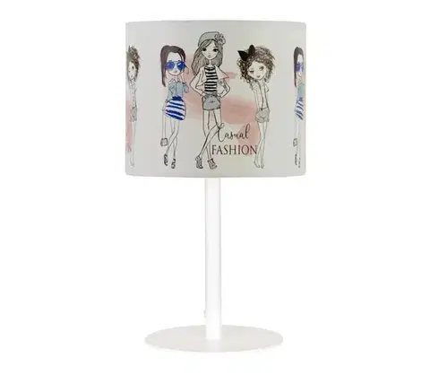 Lampy  Detská stolná lampa GIRLS VIBES 1xE27/60W/230V pr. 18 cm pre dievčatá H0989