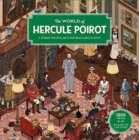 1000 dielikov The World of Hercule Poirot : A 1000-piece Jigsaw Puzzle