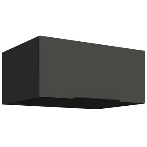Kuchynské skrinky visiace Kuchynská skrinka Aria-Gr/Bl Anti Fingerprint 80 Nagu-36 1f