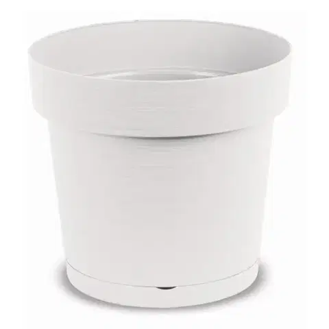 Záhrada Kvetináč Melrose Glamour 20x19h 3,4lt Biely Mgw20
