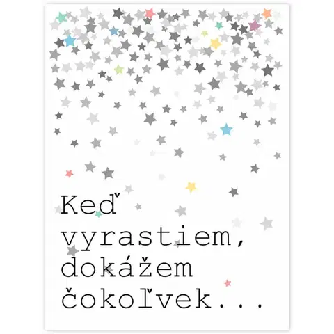 Obrazy do detskej izby Obraz na stenu - Keď vyrastiem