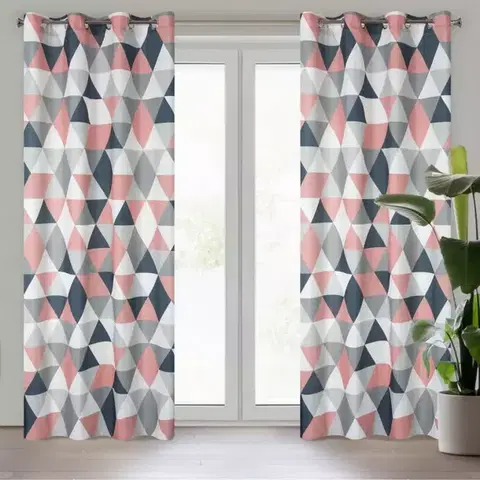 Závesy do spálne Záves ADINA 140X250 na priechodkách 391705