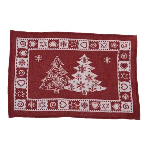 Prestieranie Vianočné prestieranie červená Holly Christmas​, 48 x 33 cm