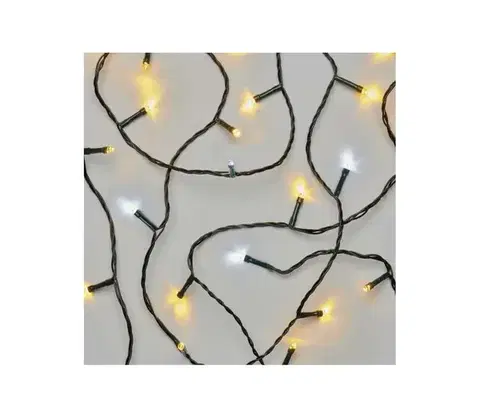 LED osvetlenie  LED vonkajší reťaz 80xLED/2 funkcie 13m IP44 teplá/studená biela D4AN01