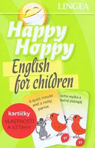 Príprava do školy, pracovné zošity Happy Hoppy kartičky - Vlastnosti a vzťahy