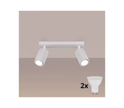 Svietidlá BRILAGI - LED bodové svietidlo CRESTO 2xGU10/10W/230V biela BR.1542