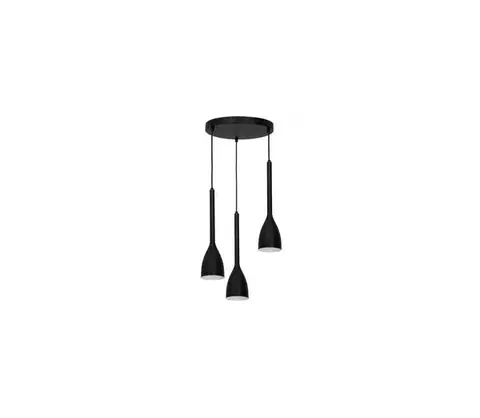 Svietidlá  Luster na lanku ISTAPPAR 3xE27/60W/230V čierna 3297