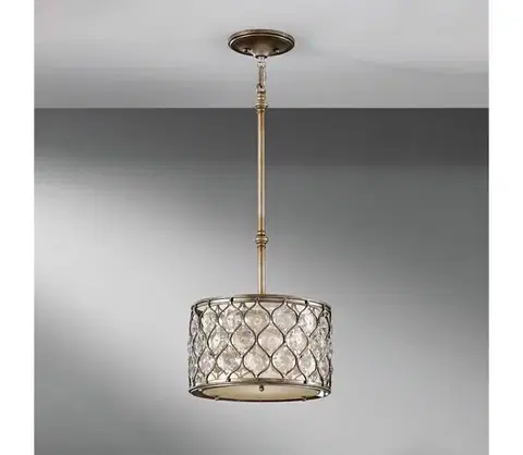 Svietidlá Elstead Feiss FE-LUCIA-P-C - Luster na tyči LUCIA 1xE27/60W/230V FE-LUCIA-P-C