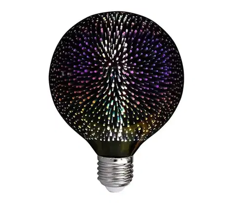 Žiarovky  LED 3D Dekoračná žiarovka FILAMENT G125 E27/4W/230V 3000K 212706