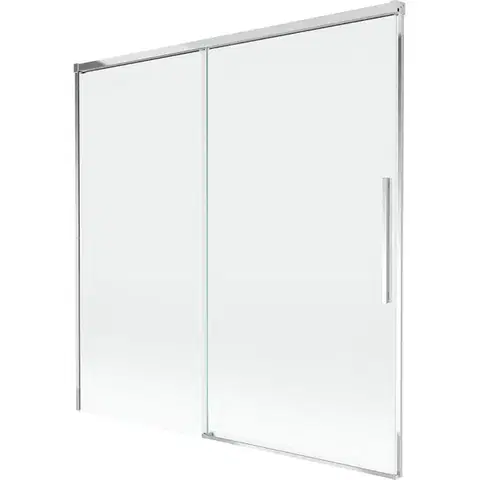 Sprchové dvere MEXEN/S - Rox vaňová zástena 2-krídlová posuvná 160 x 150, transparent, chróm 8C9-160-001-01-00