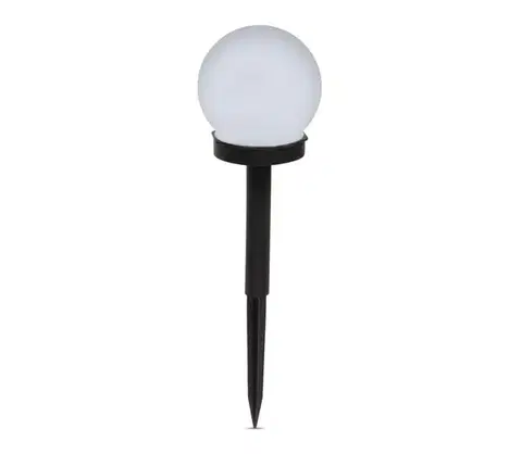 Záhradné lampy  LED solárna lampa LED/1,2V 40mAh IP44 čierna 11711