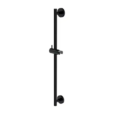Sprchy a sprchové panely OMNIRES - Sprchová tyč s posuvným držiakom, 66 cm, čierna DR12BL