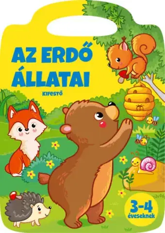 Pre deti a mládež - ostatné Az erdő állatai - Kifestő