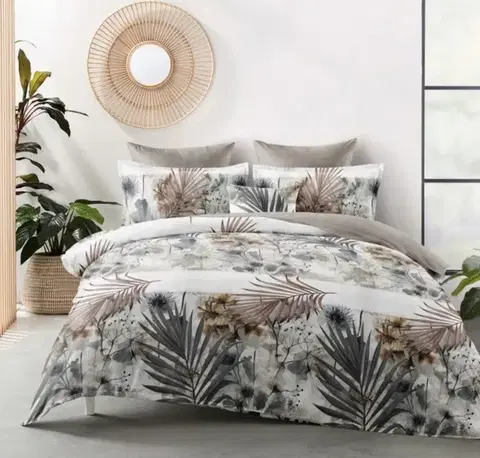 Obliečky 3 dielne Flanelové obliečky polycotton Elisabeth 200x140cm+90x70cm TiaHome