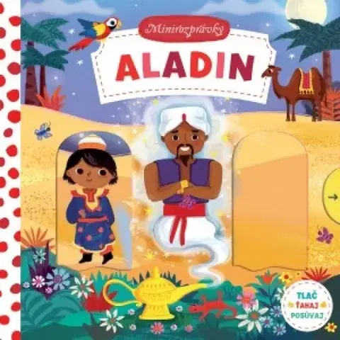 Leporelá, krabičky, puzzle knihy Aladin - minirozprávky - Amanda Enright