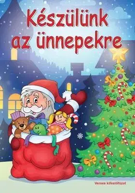 Pre deti a mládež - ostatné Készülünk az ünnepekre - Verses kifestőfüzet