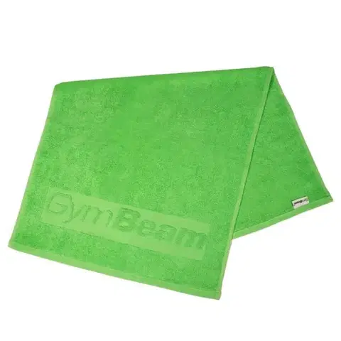 Športové uteráky GymBeam Uterák do fitka 50x90cm zelený