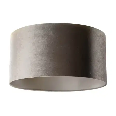 Tienidlo na lampu Zamatový tienidlo taupe 50/50/25