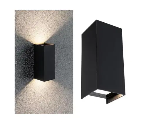 Svietidlá Paulmann 94326 - 2xLED/2,8W IP44 Vonkajšie nástenné svietidlo FLAME 230V 94326