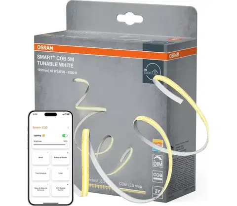 LED osvetlenie Osram - LED stmievateľný pás SMART+ COB 5m LED/18W/230V 2700-6500K Wi-Fi 4099854478475