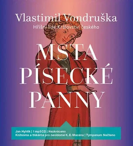 Historické romány Tympanum Msta písecké panny - audiokniha