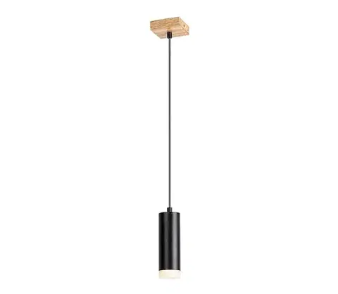 Svietidlá Rabalux 72121 - Luster na lanku TORAS 1xGU10/5W/230V dub 72121