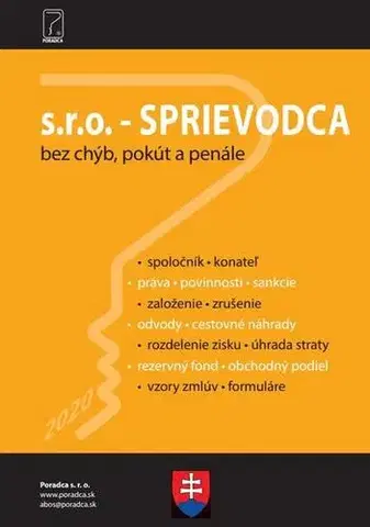 Právo - ostatné s.r.o. - SPRIEVODCA bez chýb, pokút a penále - Ján Mintál