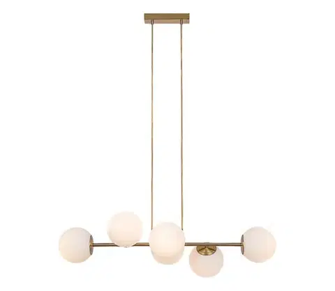 Svietidlá Rabalux 72249 - Luster na lanku KIARA 6xE27/35W/230V zlatá 72249