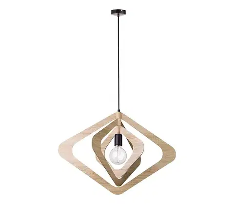 Svietidlá Viokef Lighting Závesný luster ROXIE 1xE27/15W/230V hnedý 4184300