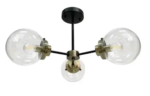LED osvetlenie Stropná lampa LENS 3xE14 Candellux