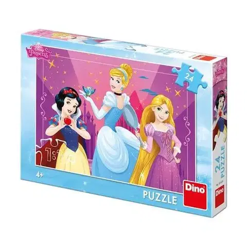 Do 49 dielikov Dino Toys Puzzle Odvážné princezné 24 Dino
