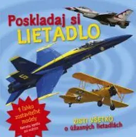 Leporelá, krabičky, puzzle knihy Poskladaj si lietadlo - Kolektív autorov