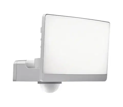 Záhradné lampy  LED Reflektor so senzorom pohybu a súmraku DAVOS LED/30W/230V IP54 biely ML2112