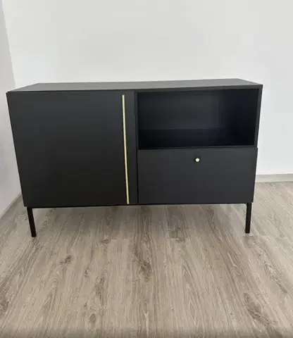Komody ArtElta Komoda LANZZI 120 | čierny mat / zmontovaná