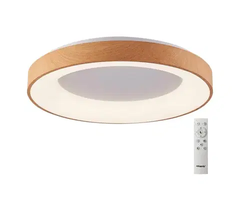 Svietidlá Azzardo  - LED Stmievateľné stropné svietidlo SANTANA LED/80W/230V hnedá +DO 