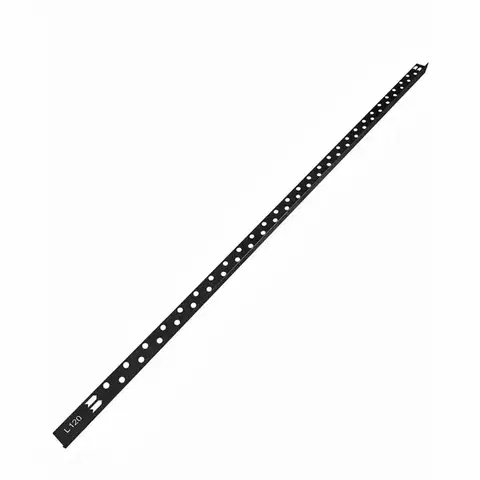 Sprchové kúty Spadová lišta Vogi čierna ľavá 120 L120 black