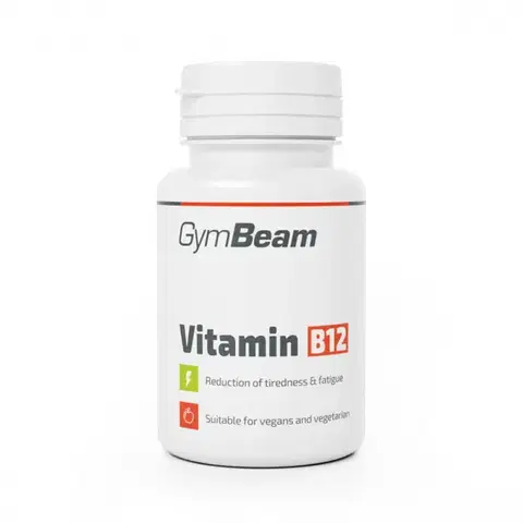 Vitamíny B GymBeam Vitamín B12 (kobalamín) 90 tab. bez príchute