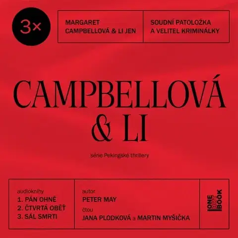 Detektívky, trilery, horory OneHotBook 3x Campbellová & Li #1