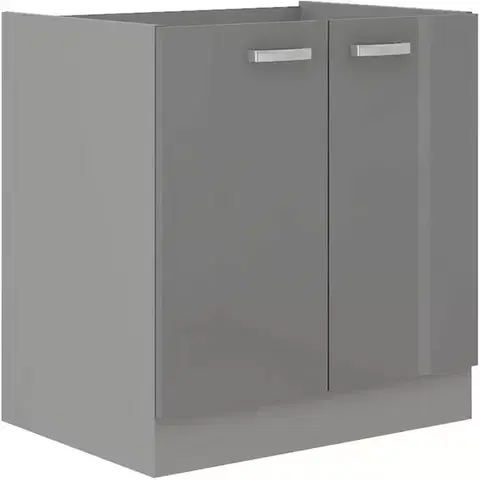 Kuchynské skrinky stojace Skrinka do kuchyne Grey 80ZL 2F BB