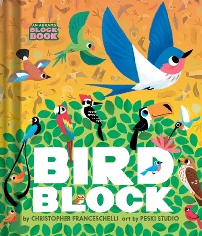 Leporelá, krabičky, puzzle knihy Birdblock (An Abrams Block Book) - Christopher Franceschelli