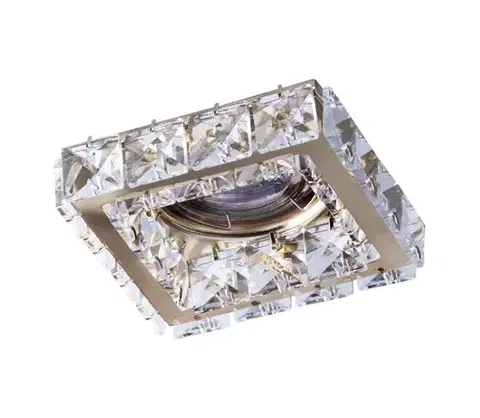 Svietidlá Azzardo  - Podhľadové svietidlo ESTER 1xGU10/50W/230V hranatý zlatá 