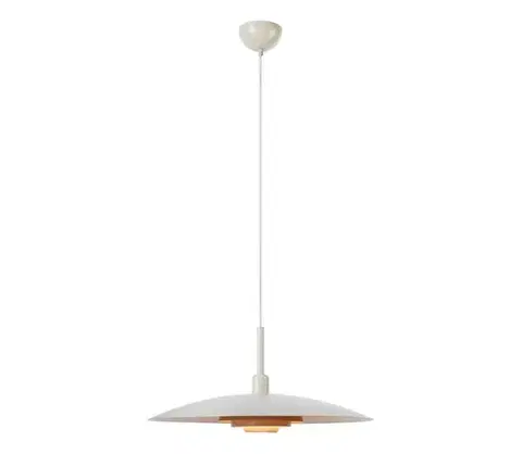Svietidlá Markslöjd 108877 - Závesné svietidlo na lanku PINY 1xE27/60W/230V priemer 57 cm, béžové 108877