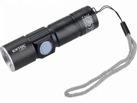 Svetlá a baterky EXTOL LIGHT Svietidlo nabíjateľné 150lm, 3W XPE, 3,7V/450mAh, Lion
