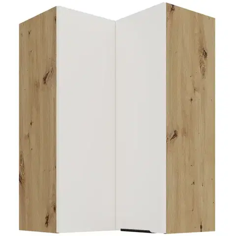 Kuchynské skrinky visiace Kuchynská skrinka Aria-WH/AR anti fingerprint 60X60 GN-90 2F (90°)