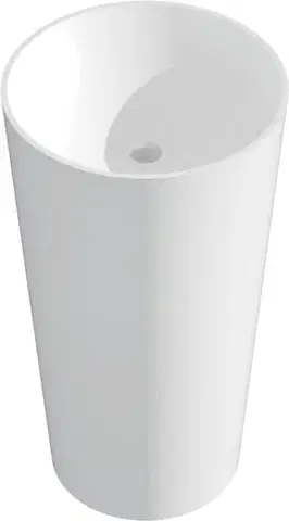 Umývadlá MEXEN - Onyx-03 Voľne stojace umývadlo z liateho mramoru 45 x 45, biela mat 26534500