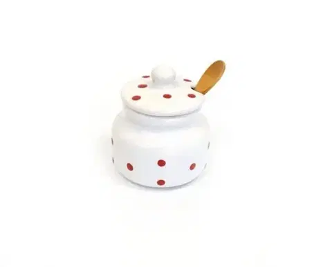 Koreničky Kinekus Nádoba na med keramická s naberačkou